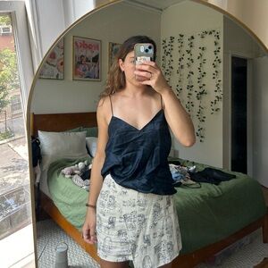 Paige Silk Blue camisole top